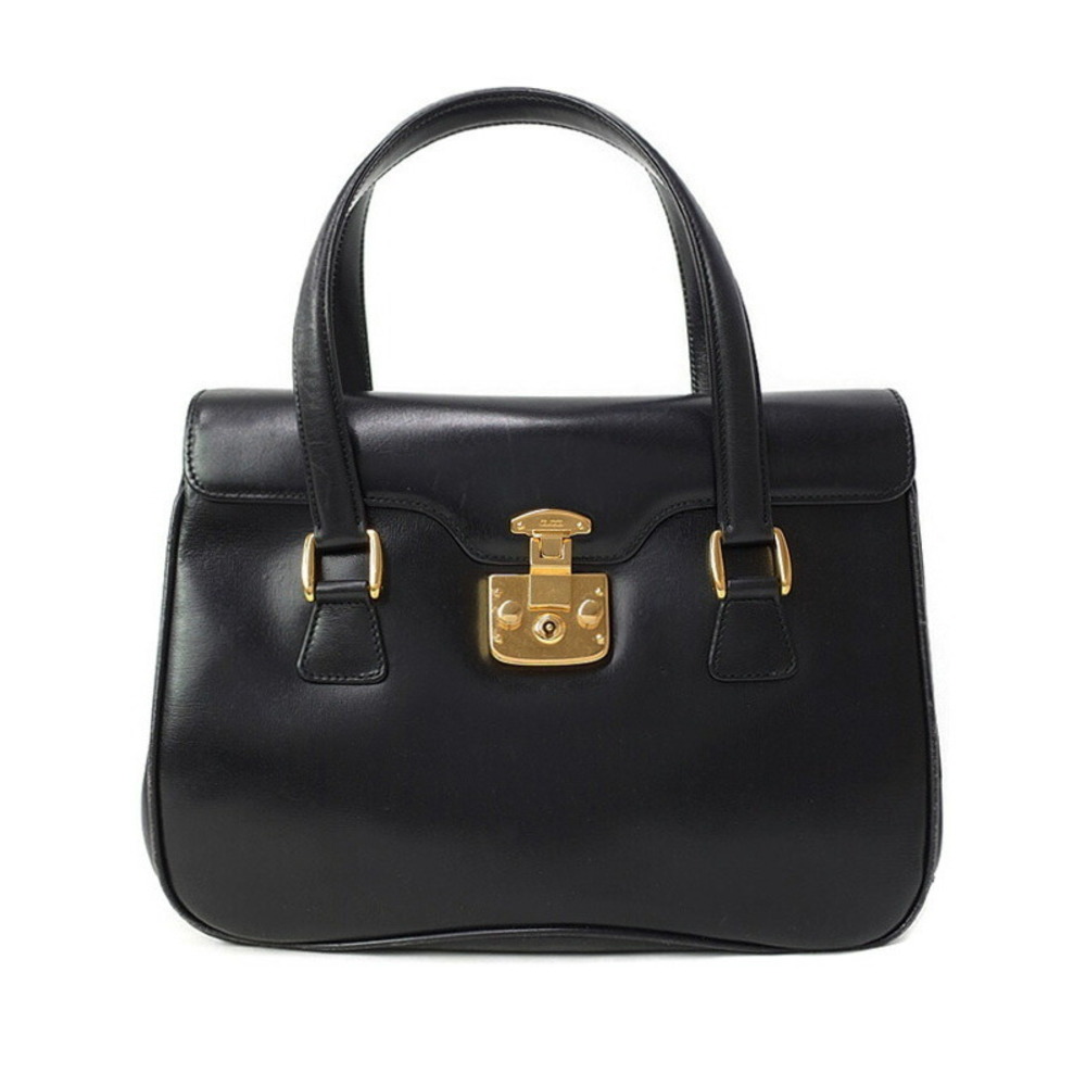 Gucci Ladylock 2way Handbag Black